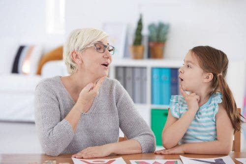 Therapists use applied behavior analysis, sometimes along with speech therapy, to treat patients.