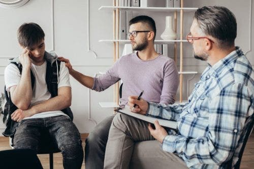 Behavior therapists work with a student by creating a behavior assessment.